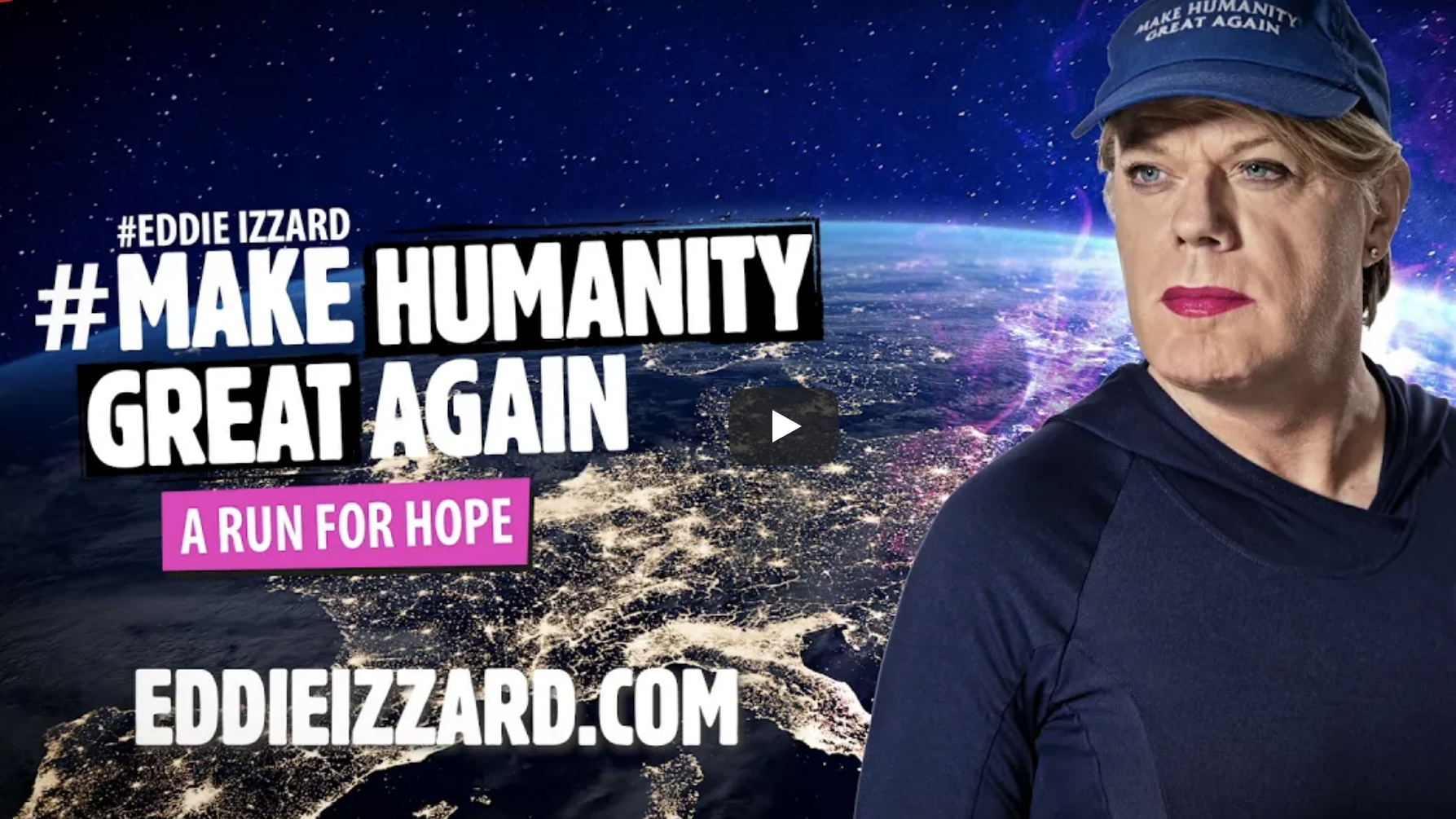 Eddie Izzard Make humanity great again